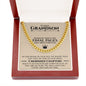Our Grandson (Cherished) Cuban Chain Necklace - Love You This Much