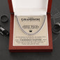 Our Grandson (Cherished) Cuban Chain Necklace - Love You This Much