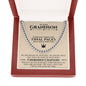 Our Grandson (Cherished) Cuban Chain Necklace - Love You This Much