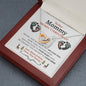 Our Mommy (Tummy) Christmas Interlocking Hearts Necklace - Love You This Much