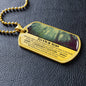 Our Son Cherished Chapters Dog Tag Necklace - Love You This Much