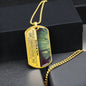 Our Son Cherished Chapters Dog Tag Necklace - Love You This Much