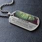 Our Son Cherished Chapters Dog Tag Necklace - Love You This Much