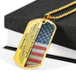 Our Son Wedding (Parents) Dog Tag Necklace - Love You This Much