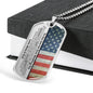Our Son Wedding (Parents) Dog Tag Necklace - Love You This Much