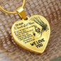 OUR Wonderful Mom Heart Necklace - Love You This Much