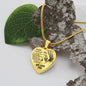 OUR Wonderful Mom Heart Necklace - Love You This Much