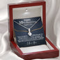 Personalized 10th Anniversary Alluring Beauty Necklace - Love You This Much