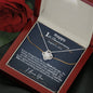 Personalized 1st Anniversary Love Knot Necklace - Love You This Much