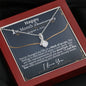 Personalized 1st Month Anniversary Alluring Beauty Necklace - Love You This Much