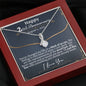 Personalized 2nd Anniversary Alluring Beauty Necklace - Love You This Much