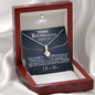 Personalized 2nd Anniversary Alluring Beauty Necklace - Love You This Much