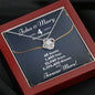 Personalized 4 Year Anniversary Love Knot Necklace - Love You This Much