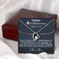 Personalized 4th Anniversary Forever Love Necklace - Love You This Much