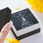 Personalized 5 Year Anniversary Alluring Beauty Necklace - Love You This Much