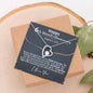 Personalized 6 Month Anniversary Forever Love Necklace - Love You This Much