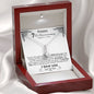Personalized 7th Anniversary Alluring Beauty Necklace - Love You This Much