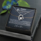 Personalized 8th Anniversary Forever Love necklace - Love You This Much