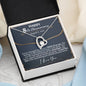 Personalized 8th Anniversary Forever Love necklace - Love You This Much