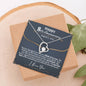 Personalized 8th Anniversary Forever Love necklace - Love You This Much