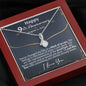 Personalized 9th Anniversary Alluring Beauty Necklace - Love You This Much