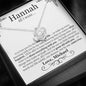 Personalized Anniversary All I Want Love Knot Necklace - Love You This Much