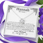 Personalized Anniversary All I Want Love Knot Necklace - Love You This Much