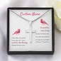 Personalized Be Positive Cross Necklace - Love You This Much