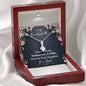 Personalized Beautiful Mom Wedding Alluring Beauty Necklace - Love You This Much
