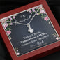 Personalized Beautiful Mom Wedding Alluring Beauty Necklace - Love You This Much
