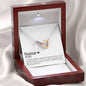 Personalized Best Friend Interlocking Necklace - Love You This Much