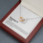 Personalized Best Friend Interlocking Necklace - Love You This Much