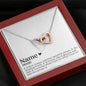 Personalized Best Friend Interlocking Necklace - Love You This Much