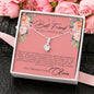 Personalized Best Friend Wedding Alluring Beauty Necklace - Love You This Much