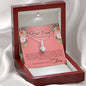 Personalized Best Friend Wedding Alluring Beauty Necklace - Love You This Much