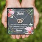 Personalized Boyfriend's Mom Interlocking Hearts Necklace - Love You This Much