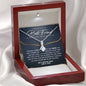 Personalized Bride Best Friend Alluring Beauty Necklace - Love You This Much