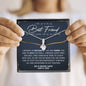 Personalized Bride Best Friend Alluring Beauty Necklace - Love You This Much