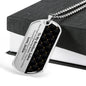 Personalized Brother (From Sibling) Dog Tag Necklace - Love You This Much