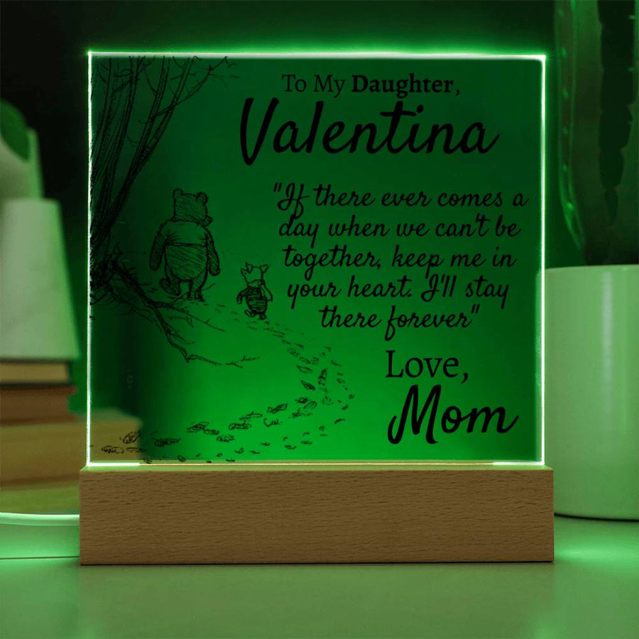 Personalized Daughter - Comes a Day - Love Mom - Love You This Much