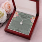 Personalized Daughter In Law (New Parents) Alluring Beauty Necklace - Love You This Much