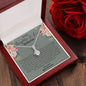 Personalized Daughter In Law (New Parents) Alluring Beauty Necklace - Love You This Much