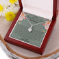 Personalized Daughter In Law (New Parents) Alluring Beauty Necklace - Love You This Much