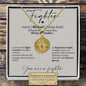 Personalized Fighter Name Compass Necklace - Gift for Sick Friend - Love You This Much