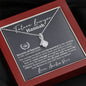 Personalized Future Lawyer Alluring Beauty Necklace - Love You This Much