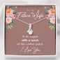 Personalized Future Wife Alluring Beauty Necklace - Love You This Much