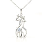 Personalized Giraffe Necklace - Love You This Much
