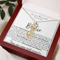 Personalized Giraffe Necklace - Love You This Much
