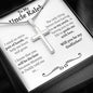 Personalized Godfather Proposal Cross Necklace - Love You This Much