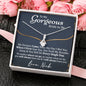 Personalized Gorgeous Bride To Be Alluring Beauty Necklace - Love You This Much